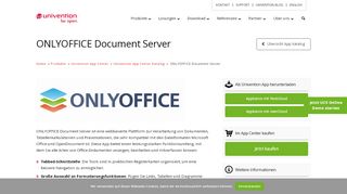 
                            5. ONLYOFFICE Document Server - Univention App Center Univention