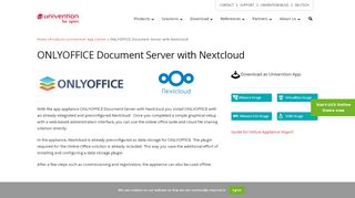 
                            13. ONLYOFFICE Document Server with Nextcloud as Appliance Univention
