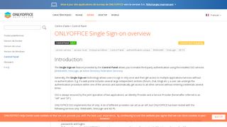 
                            4. ONLYOFFICE Single Sign-on overview - office en ligne