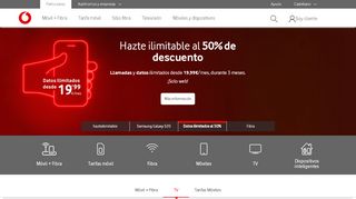 
                            10. Ono by Vodafone: Fibra Óptica, Móvil, Tv | particulares