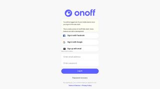 
                            1. onoff - Login