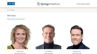 
                            10. Ons Team - Netherlands - Springer Healthcare
