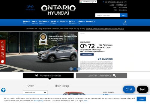 
                            11. Ontario Hyundai | #1 Hyundai Dealer in the Inland Empire