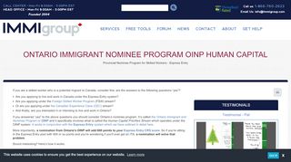 
                            7. Ontario Immigrant Nominee Program OINP Human Capital - Immigroup