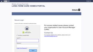 
                            11. Ontario LTC Homes Portal | Secure Login