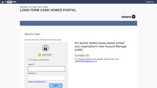 
                            13. Ontario LTC Homes Portal | Secure Login