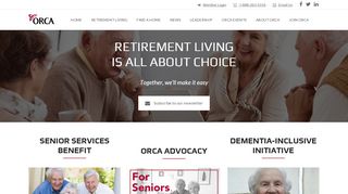 
                            2. Ontario Retirement Communities Association: Home - ORCA