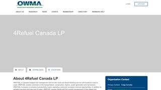 
                            8. Ontario Waste Management Association | 4Refuel Canada LP
