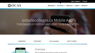 
                            11. ontariocolleges.ca Mobile App | OCAS