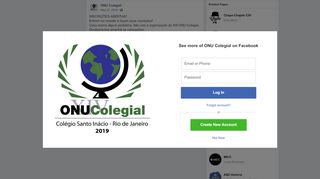 
                            6. ONU Colegial - INSCRIÇÕES ABERTAS! Entrem no moodle e ...