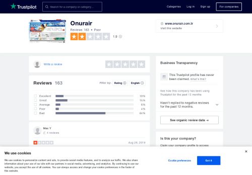 
                            11. Onurair Reviews | Read Customer Service Reviews of www.onurair ...