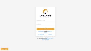 
                            4. OnyxOne: Login