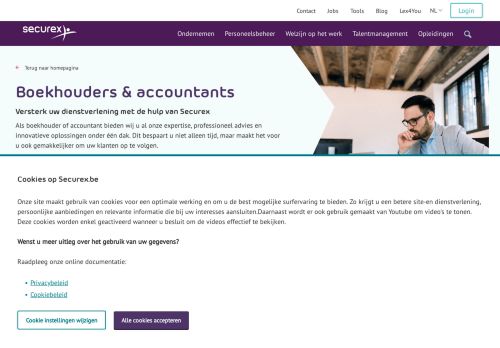 
                            1. Onze dienstverlening voor boekhouders/accountants | Securex