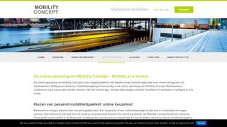 
                            4. Onze mobiliteitsapp - Mobility Concept