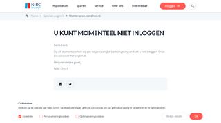 
                            5. Onze website is tijdelijk niet beschikbaar - NIBC Direct