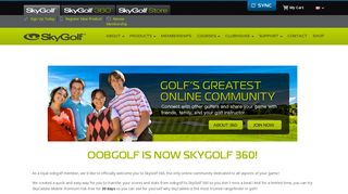 
                            4. oobgolf is now part of SkyGolf 360 | SkyGolf