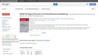 
                            11. OOER '95 Object-Oriented and Entity-Relationship Modeling: 14th ...