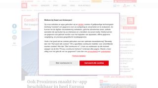 
                            11. Ook Proximus maakt tv-app beschikbaar in heel Europa - Gazet van ...