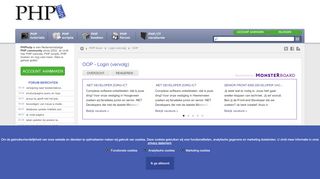 
                            8. OOP - Login (vervolg) - Object-Oriented Programming - PHP forum ...