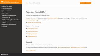 
                            4. Oops, an error occured — launch 4.1.1 documentation - TYPO3 ...
