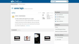 
                            8. ooVoo login - LO4D.com