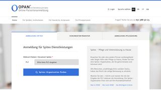 
                            5. OPAN® - Spitex Online-Patientenanmeldung