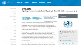 
                            6. OPAS/OMS | ONU Brasil