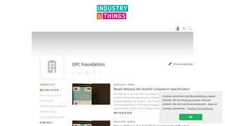 
                            13. OPC Foundation in Scottsdale, AZ | Übersicht - Industry of Things