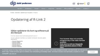 
                            12. Opdatering af R-Link 2 | Renault - Dahl Pedersen