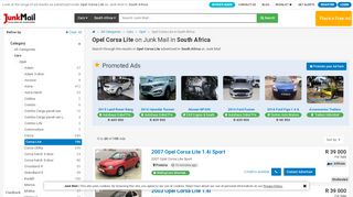 
                            7. Opel Corsa Lite in South Africa | Junk Mail