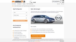 
                            6. Opel Jahreswagen oder Tageszulassungen günstig kaufen