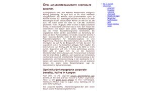 
                            6. Opel mitarbeiterangebote corporate benefits | Umsonst Kostenlos ...