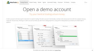 
                            10. Open a Demo Account in the MetaTrader 4 Trading Platform