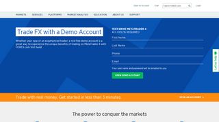 
                            10. Open a Demo MetaTrader 4 Account | MT4 Demo Account | FOREX.com