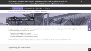 
                            5. Open Access Membership - Librarian Resources - Taylor & Francis ...