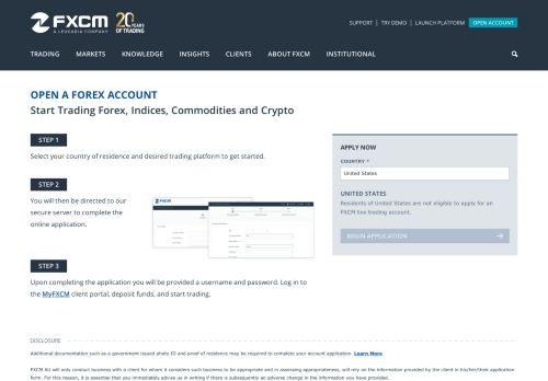 
                            7. Open an Account - FXCM AU - FXCM.com