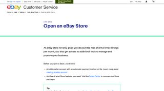 
                            7. Open an eBay Store | eBay
