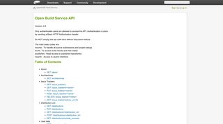 
                            5. Open Build Service API - openSUSE Build Service