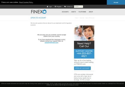 
                            11. Open CFD Account | Finexo.com