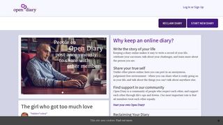 
                            1. Open Diary – Online Diary and Journal Community