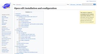 
                            9. Open edX installation and configuration - EduTech Wiki