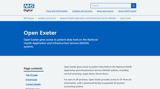 
                            13. Open Exeter - NHS Digital