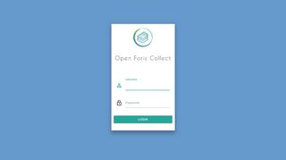 
                            7. Open Foris Collect - Login