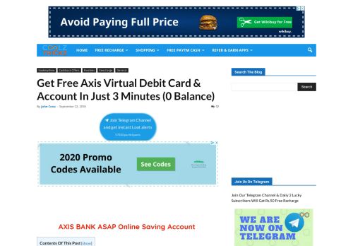 
                            8. Open Free AXIS ASAP Bank Online Saving Account In Just 3 Mins
