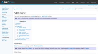 
                            12. Open-iSCSI - ArchWiki