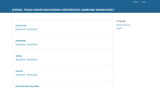 
                            10. Open Journal Systems - Universitas Lambung Mangkurat