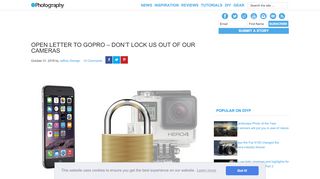 
                            12. Open letter to GoPro - don't lock us out of our cameras - DIY ...