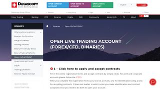 
                            12. Open Live Trading Account (Forex/CFD, Binaries) :: Dukascopy Bank ...