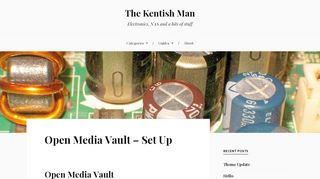 
                            4. Open Media Vault – Set Up – The Kentish Man