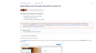 
                            6. Open-Mesh (4xx firmware,CloudTrax version 3) - SOCIFI ...